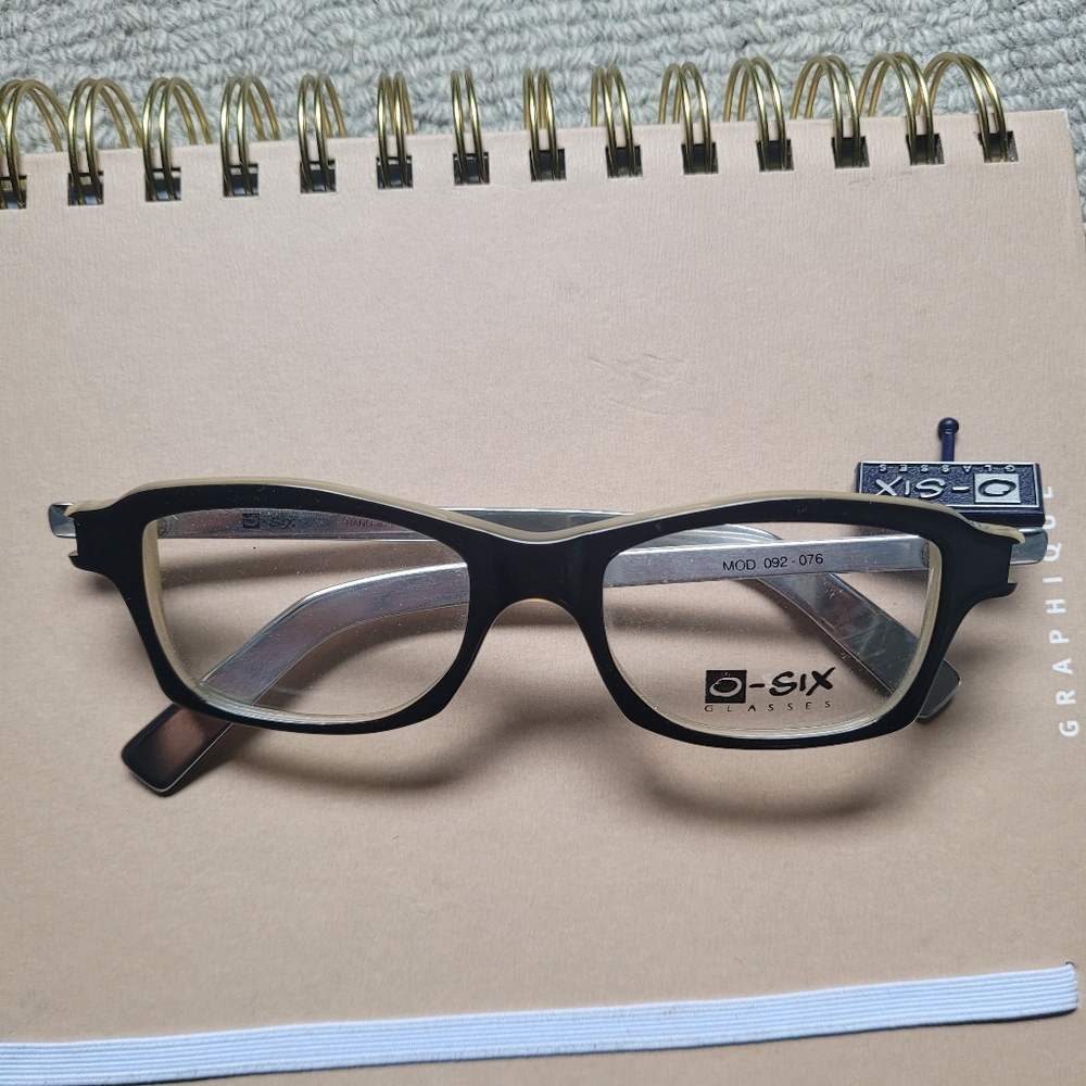Black Italian Glasses by O-Six